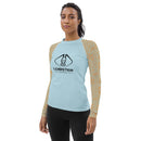Lobster League "CORAL HUNTRESS" Women's Diver's Skin Light Blue/Orange/Coral