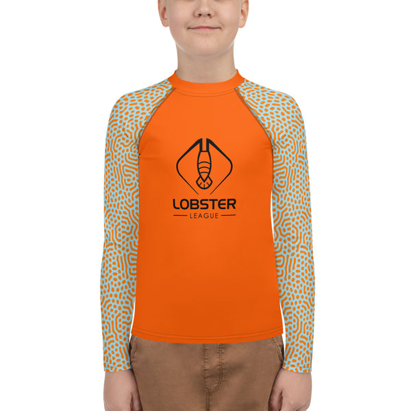 Lobster League Youth Diver's Guard HIGH VISIBILITY (Orange/Light Blue)