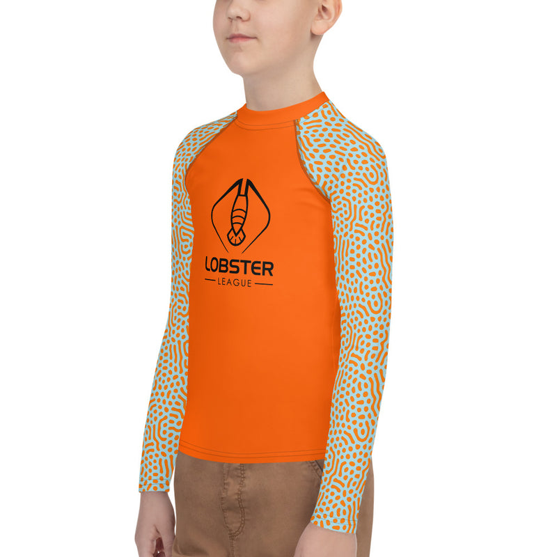 Lobster League Youth Diver's Guard HIGH VISIBILITY (Orange/Light Blue)