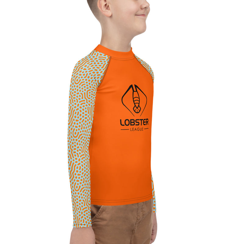 Lobster League Youth Diver's Guard HIGH VISIBILITY (Orange/Light Blue)