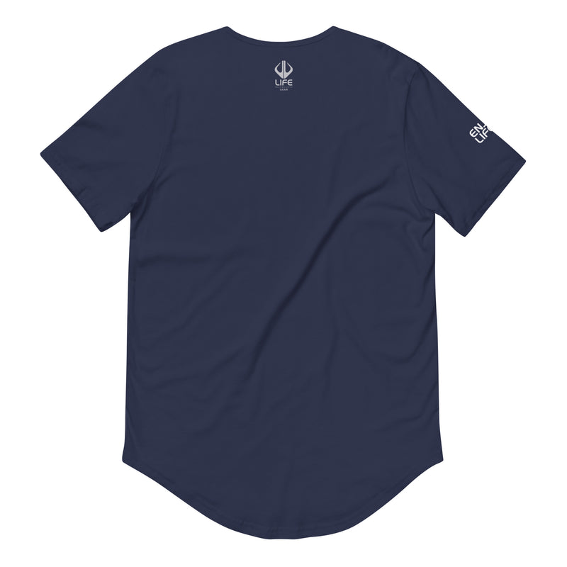 Life League Gear - "Trooper" - Curved Hem T-Shirt (White Graphics)