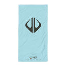 Life League Gear Towel - By Land or By Sea, Enjoy Life. (Light Blue)