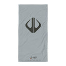 Life League Gear Towel - By Land or By Sea, Enjoy Life. (Light Grey)