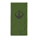 Life League Gear Towel - By Land or By Sea, Enjoy Life. (Army Green)