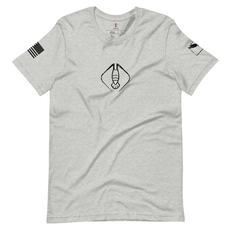 Lobster League "Hunter" Unisex T-Shirt (Black Logo)