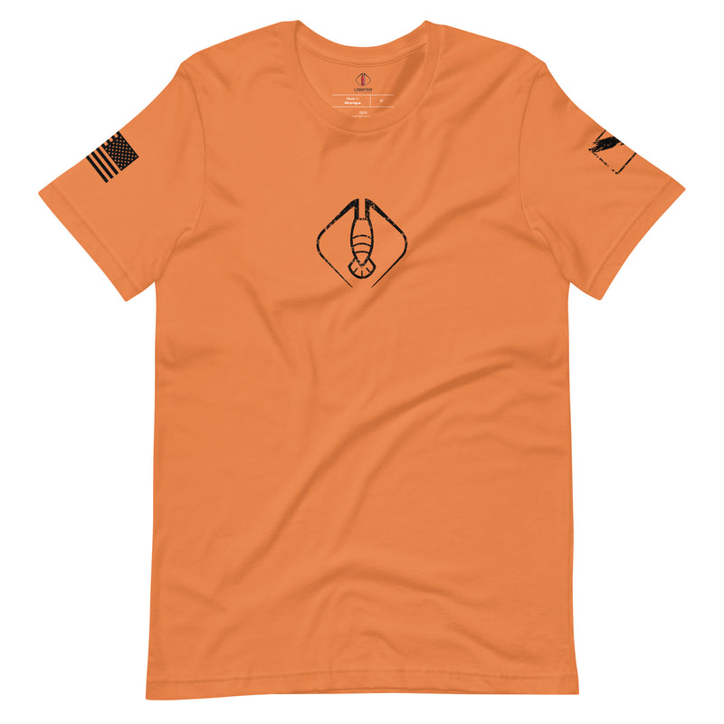 Lobster League "Hunter" Unisex T-Shirt (Black Logo)