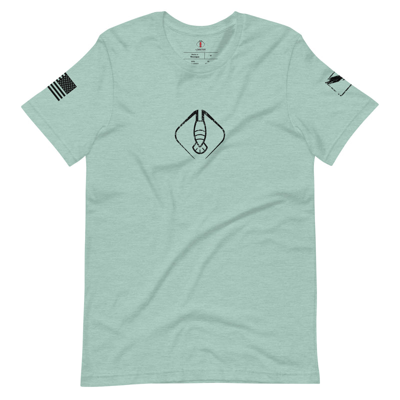 Lobster League "Hunter" Unisex T-Shirt (Black Logo)