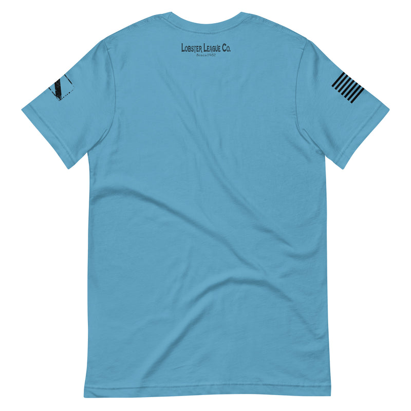 Lobster League "Hunter" Unisex T-Shirt (Black Graphics)