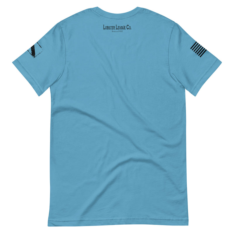 Lobster League "Hunter" Unisex T-Shirt (Black Logo)