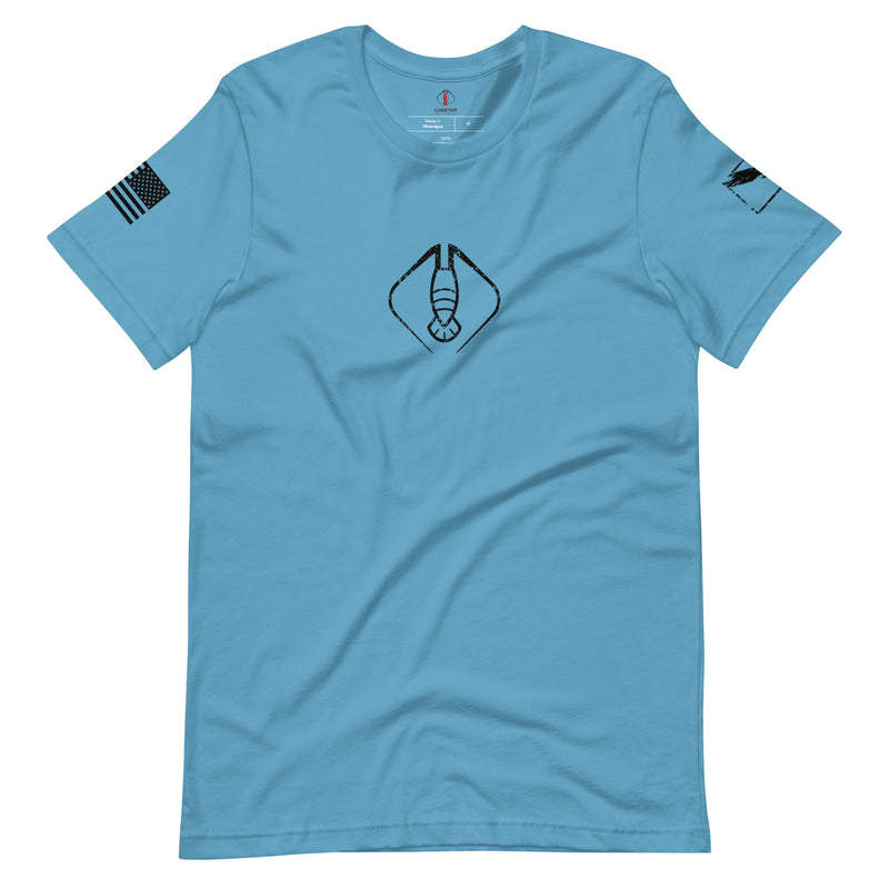 Lobster League "Hunter" Unisex T-Shirt (Black Logo)