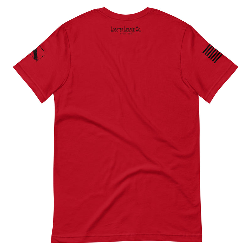 Lobster League "Hunter" Unisex T-Shirt (Black Graphics)