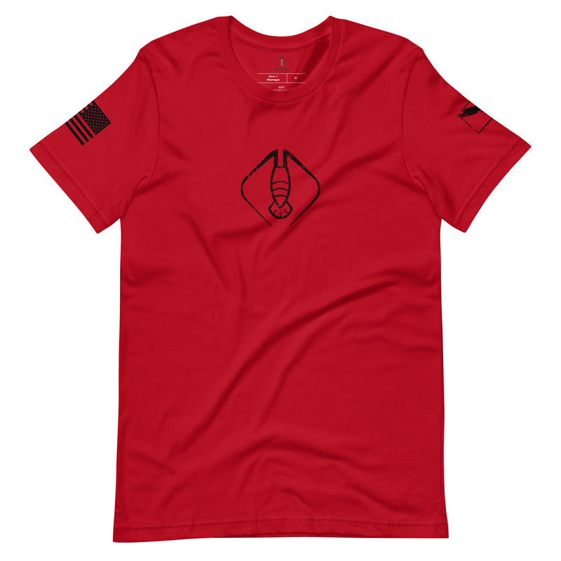 Lobster League "Hunter" Unisex T-Shirt (Black Graphics)