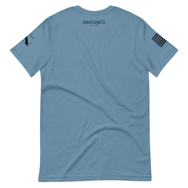 Lobster League "Hunter" Unisex T-Shirt (Black Graphics)